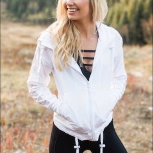 White Bomber Jacket